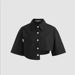 Asymmetrical Hem Blouse/jacket